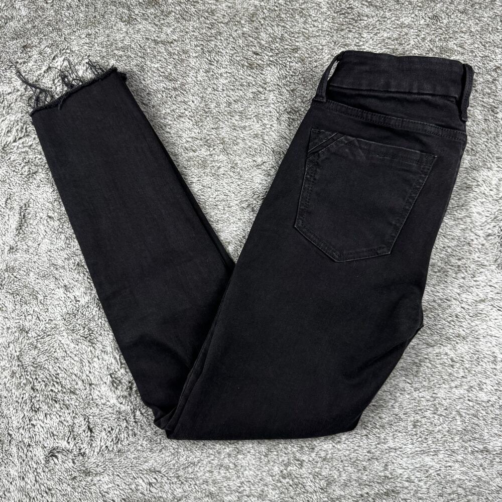 Buckle Black Ankle Skinny Denim Jeans Women's 24 Black